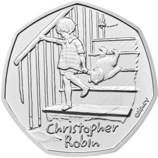 2020 50p Coin Christopher Robin & Winnie the Pooh