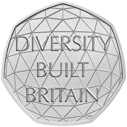 2020 50p Coin Diversity built Britain
