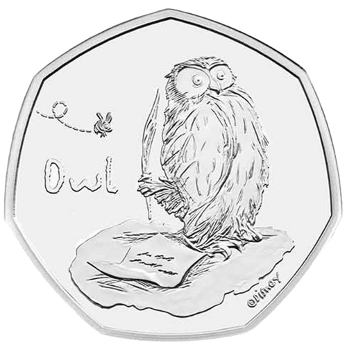 2021 50p Coin Owl