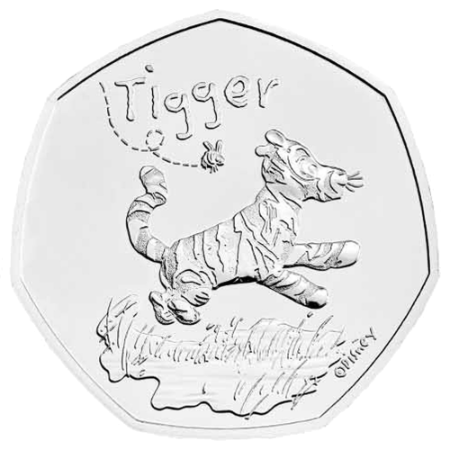 2021 50p Coin Tigger