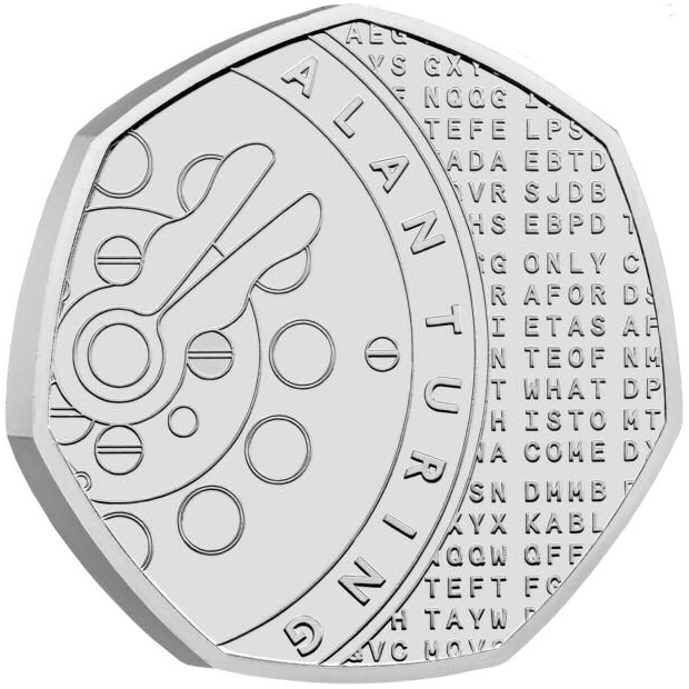 2022 50p Coin Alan Turing