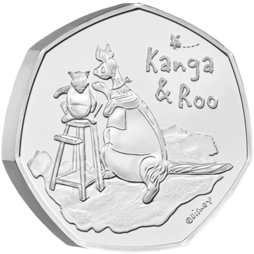 2022 50p Coin Kanga and Roo