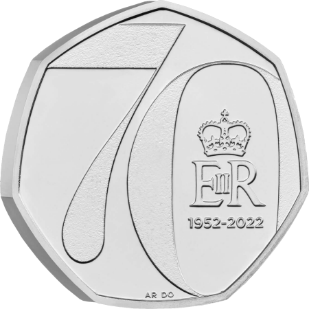 2022 50p Coin Platinum Jubilee