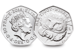 The 2016 Mrs Tiggy-Winkle 50p Coin