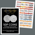 Downloadable e-book: UK Brilliant Uncirculated 50p Coins
