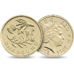 Circulation £1 Coin: 2014 Floral emblem of Scotland
