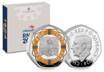 UK 2024 200 Years of the RNLI Silver Piedfort Colour 50p