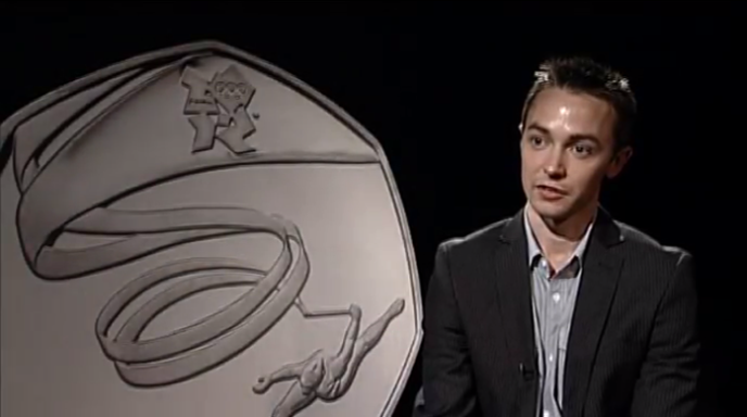 Gymnastics coin designer Jonathan Olliffe