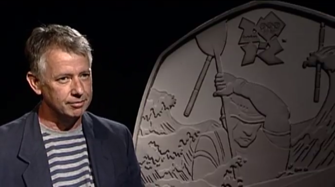 Canoeing coin designer Timothy Lees