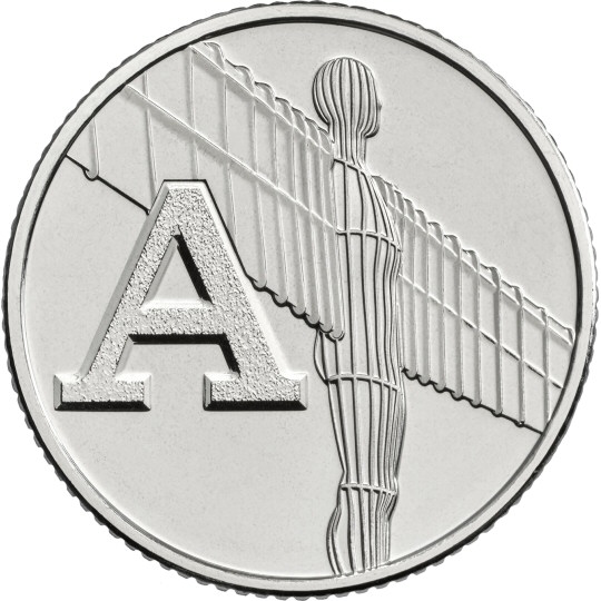 2018 10p Coin A - Angel of the North