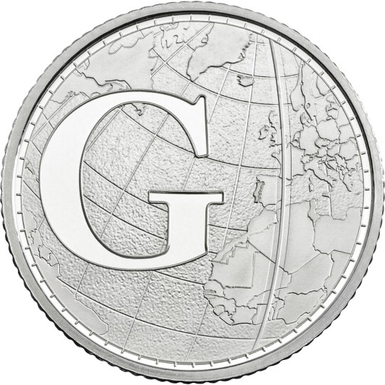 2018 10p Coin G - Greenwich Mean Time