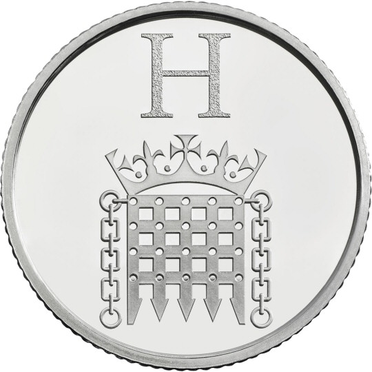 Reverse: Elizabeth II 2018 10p H - Houses of Parliament