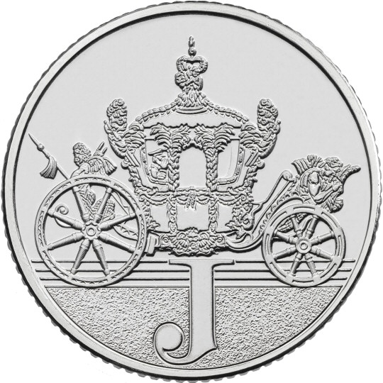 2018 10p Coin J - Jubilee