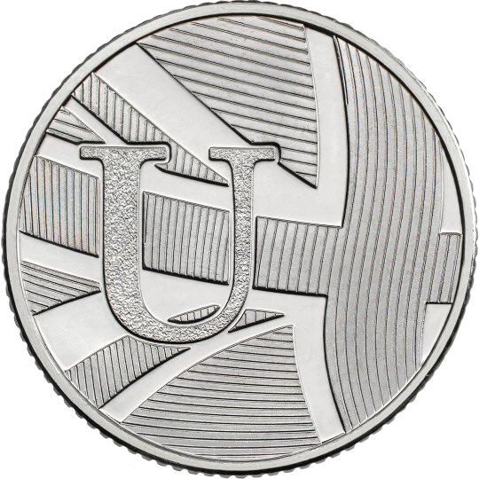2018 10p Coin U - Union Flag