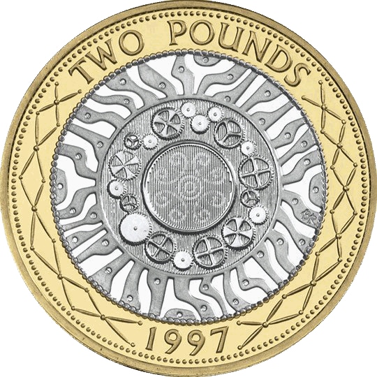 Elizabeth II 1997 2 Value Mintage