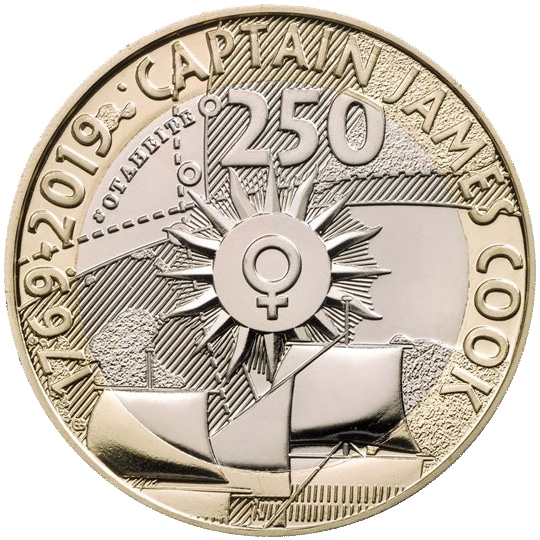 2019 Â£2 Coin Captain Cook