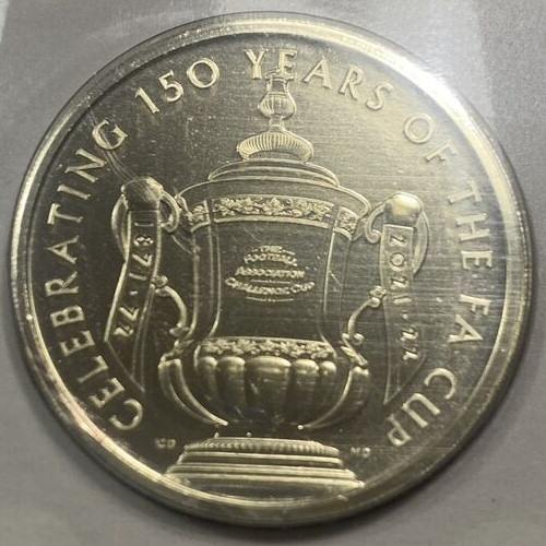 FA Cup £2 struck on single metal outer