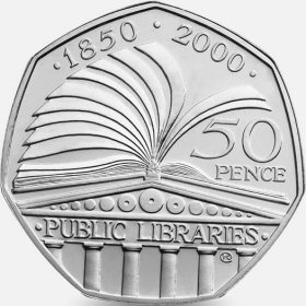 Public Libraries 50p Coin Public Libraries 50p Coin