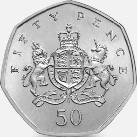 Christopher Ironside 50p Coin Christopher Ironside 50p Coin
