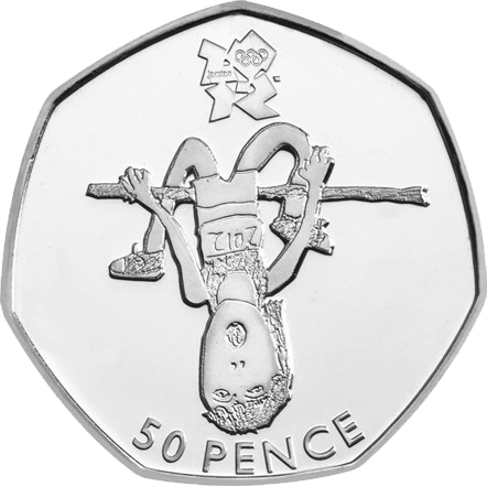 Athletics 50p Coin