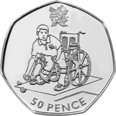 Boccia 50p Coin