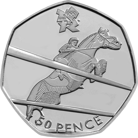 2011 50p Coin Equestrian