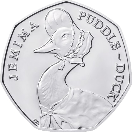Jemima Puddle-Duck 50p Coin