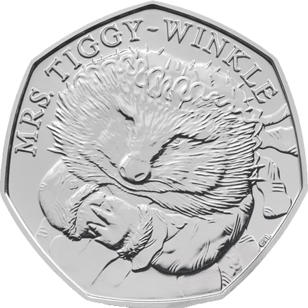 Mrs Tiggy-Winkle 50p Coin
