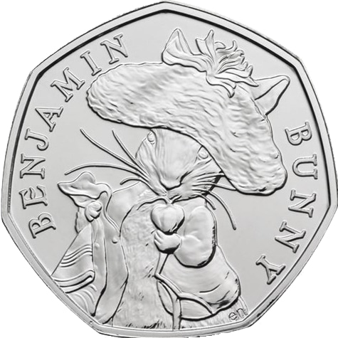 Benjamin Bunny 50p Coin
