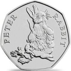 2018 Beatrix Potter Peter Rabbit 50p Coin 2018 Beatrix Potter Peter Rabbit 50p Coin