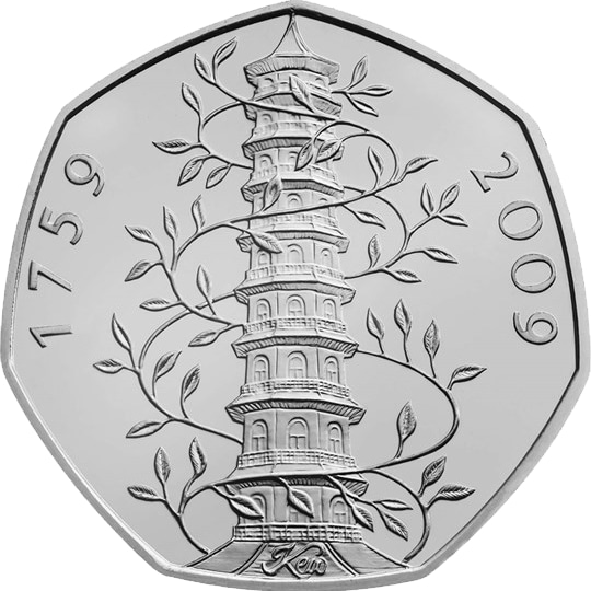 2009 Kew Gardens 50p Coin Hunter