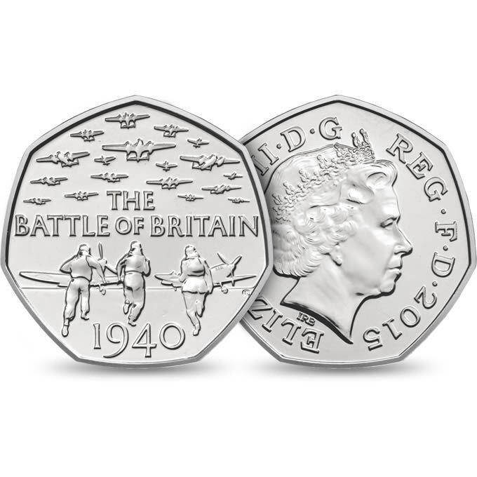 Battle of Britain 50p Coin