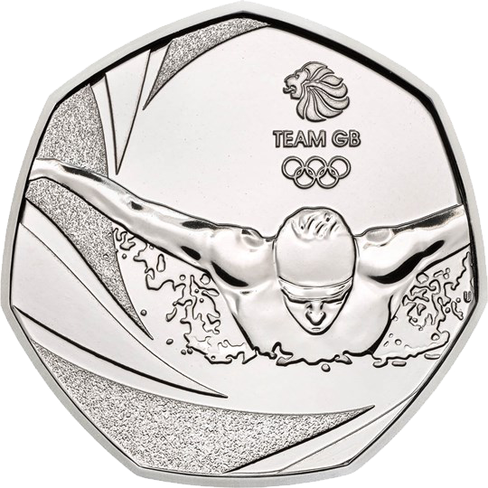 Olympic 50p coin collection