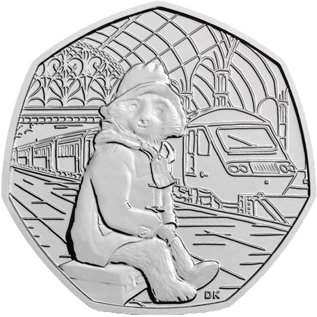 Paddington at the Station 50p Coin