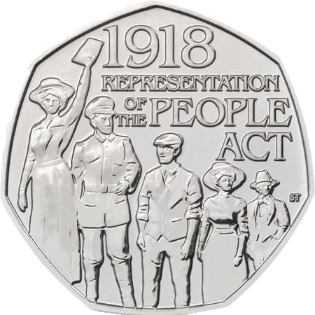 Representation of the People Act 50p Coin