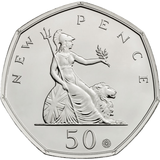 50 Years of the 50p 50p Coin