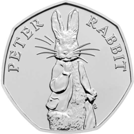 Peter Rabbit 50p Coin