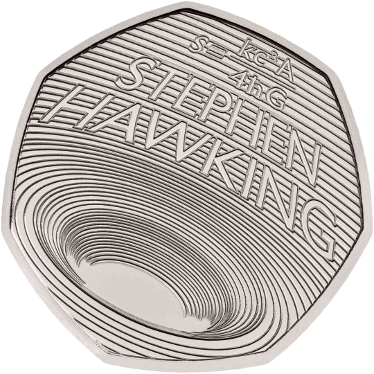 Stephen Hawking 50p Coin