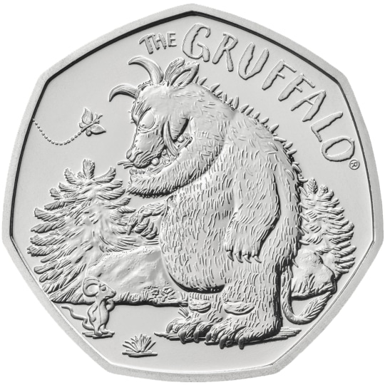 The Gruffalo and Mouse 50p Coin