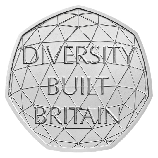 Diversity built Britain 50p Coin