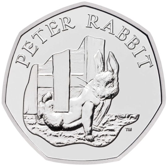 2020 Peter Rabbit 50p Coin Hunter