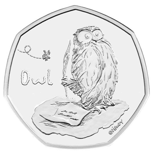 Owl 50p Coin
