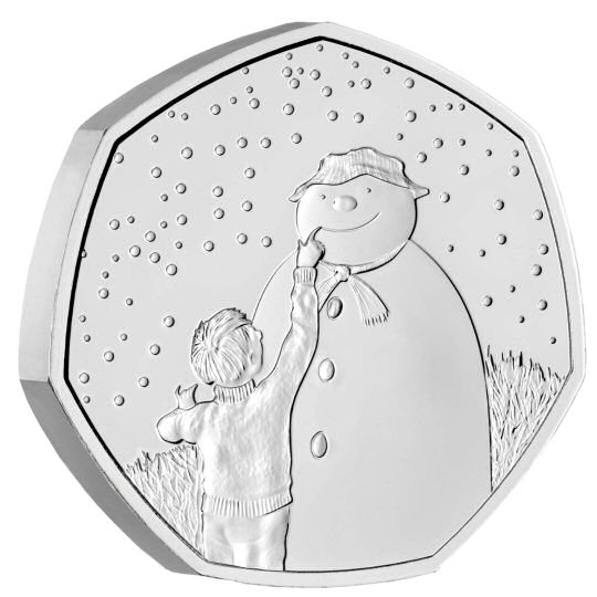 2021 50p Coin The Snowman