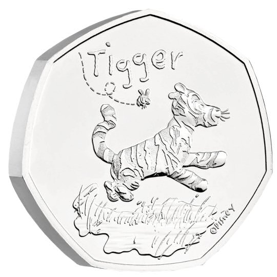 2021 50p Coin Tigger