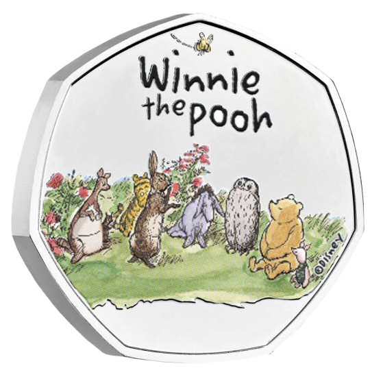 Winnie the Pooh and Friends 50p Coin