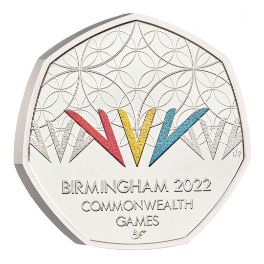 Birmingham Commonwealth Games (Team Wales privy mark) 50p Coin