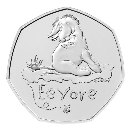 Reverse: Elizabeth II 2022 50p Eeyore