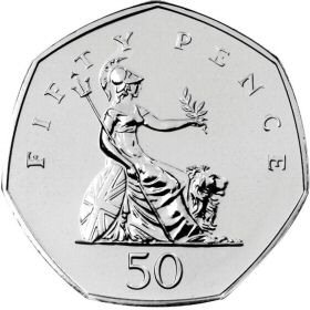 Britannia 50p Coin