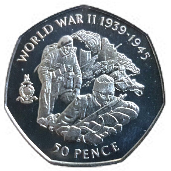 Royal Marines - World War II 1939-1945 50p