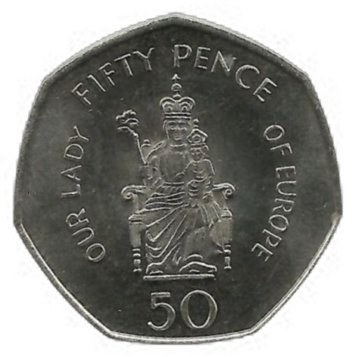 Our Lady of Europe 50p